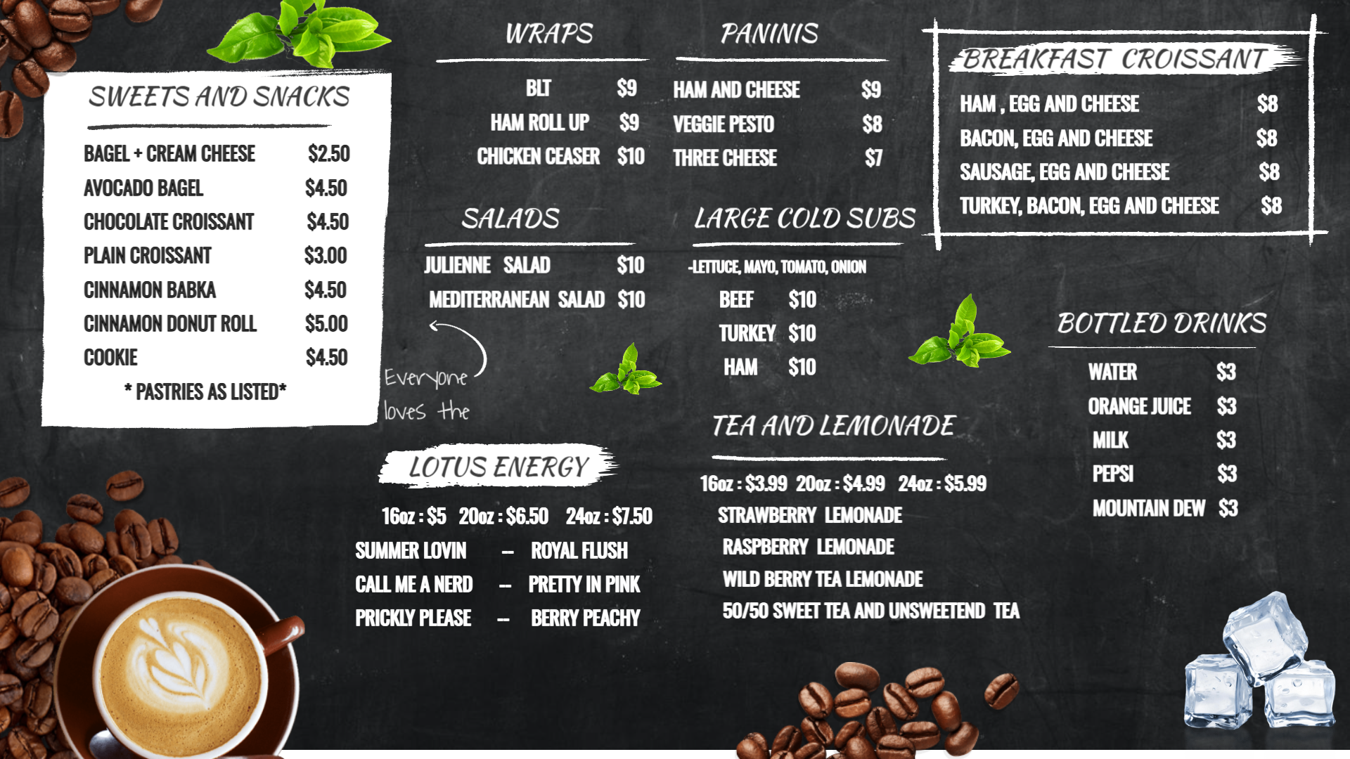 Food Menu