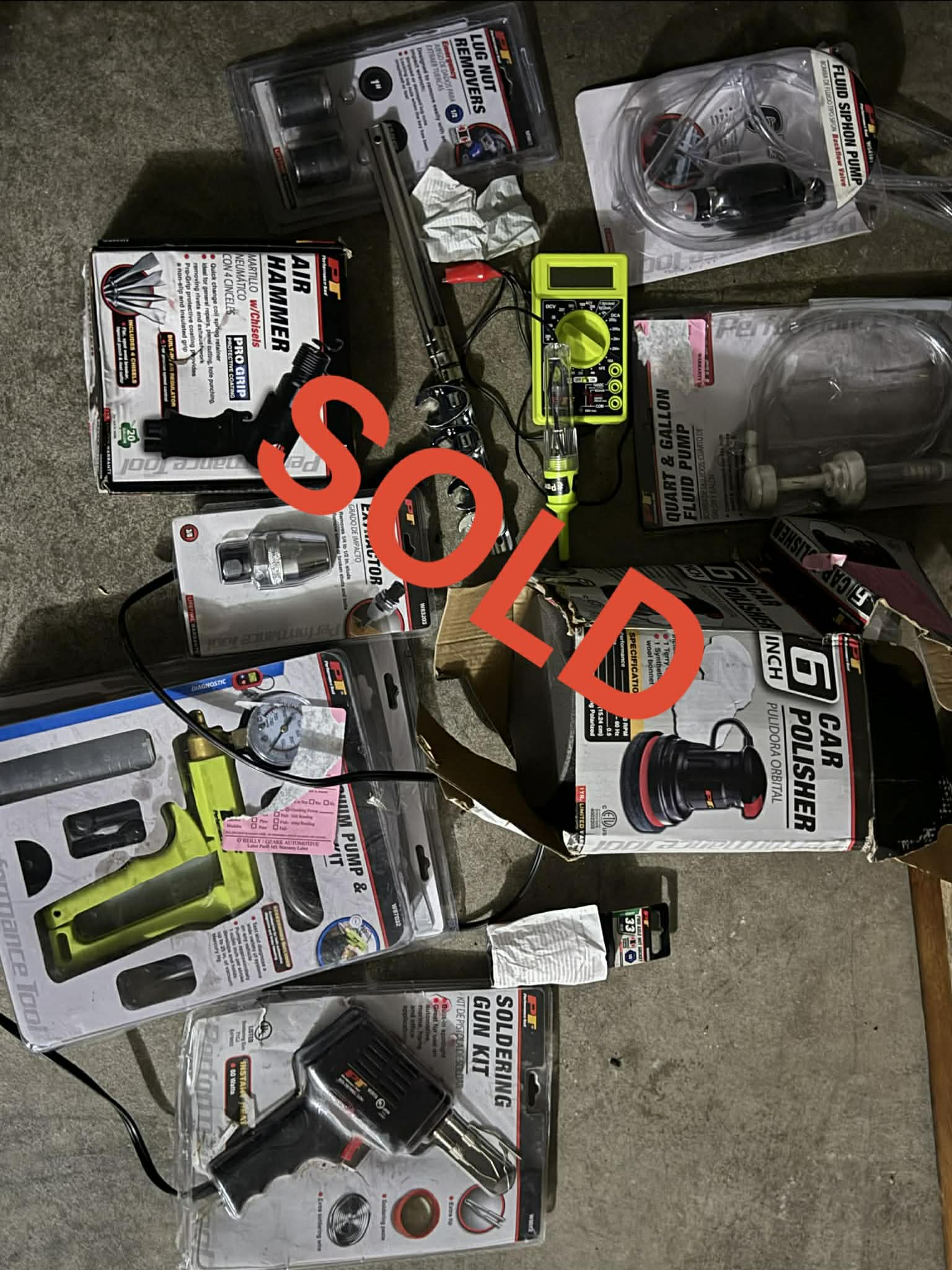 Misc. tools -- sold for client