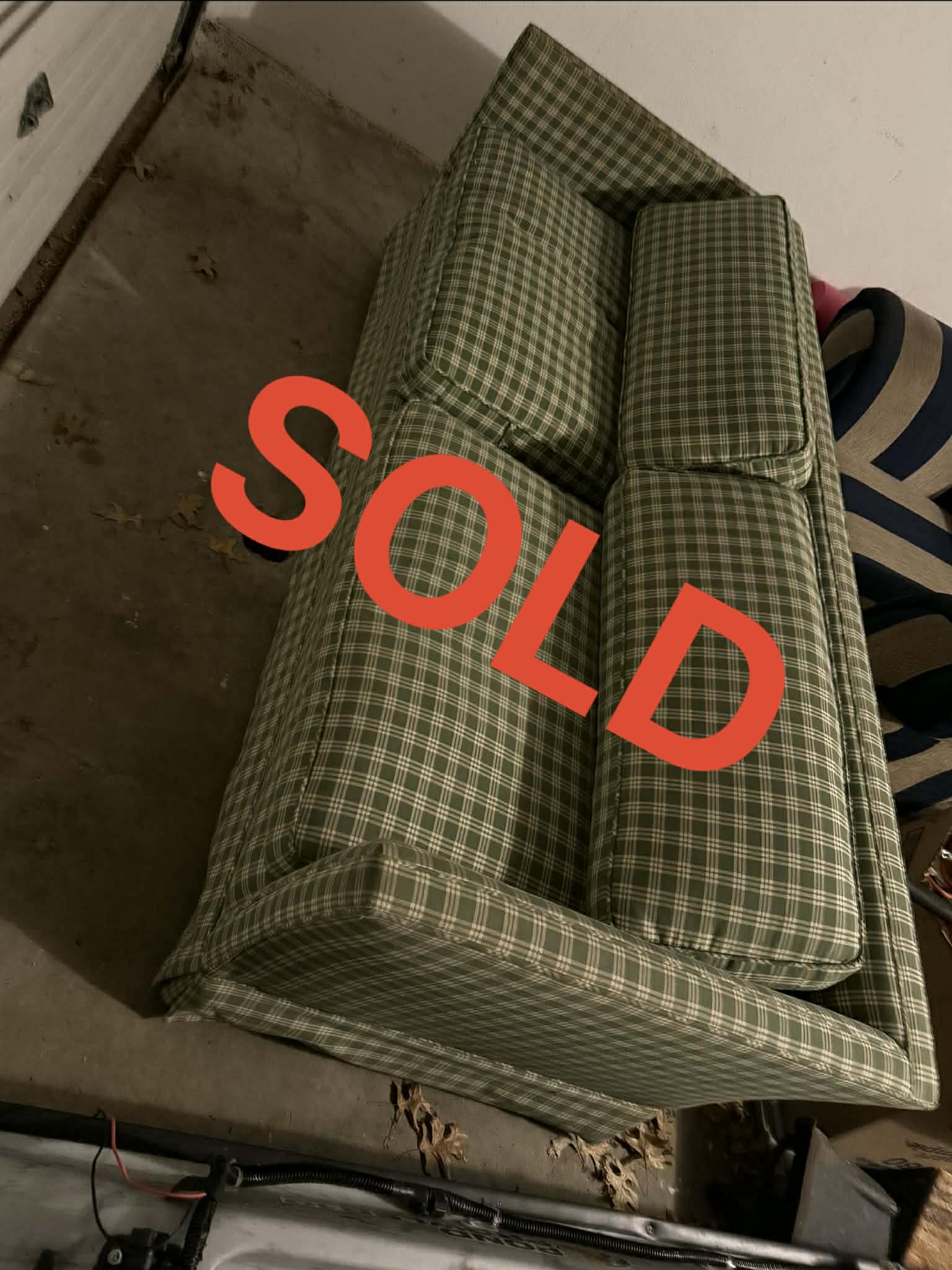 Vintage style couch -- sold for client