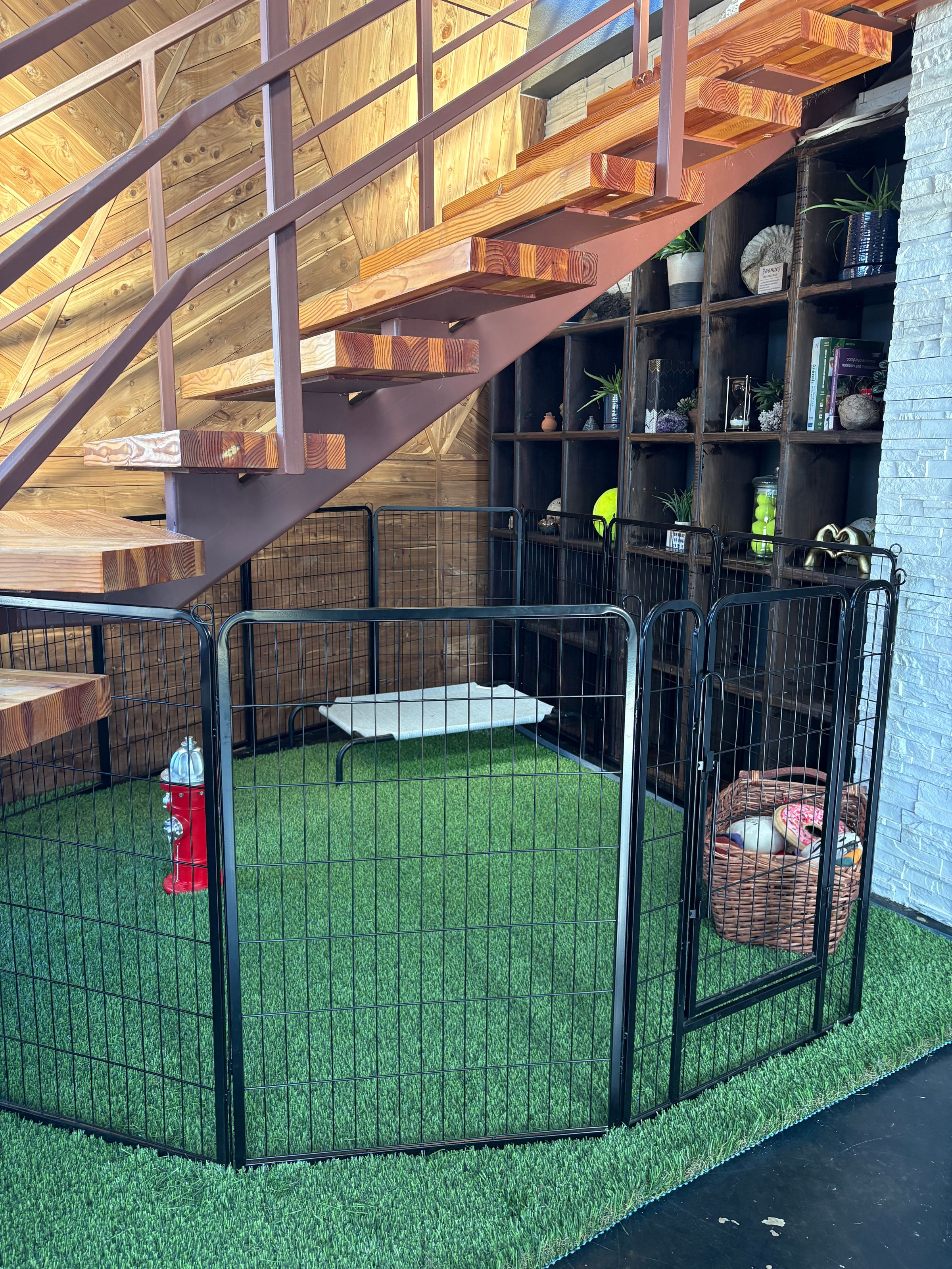 Holding Playpen in Lobby