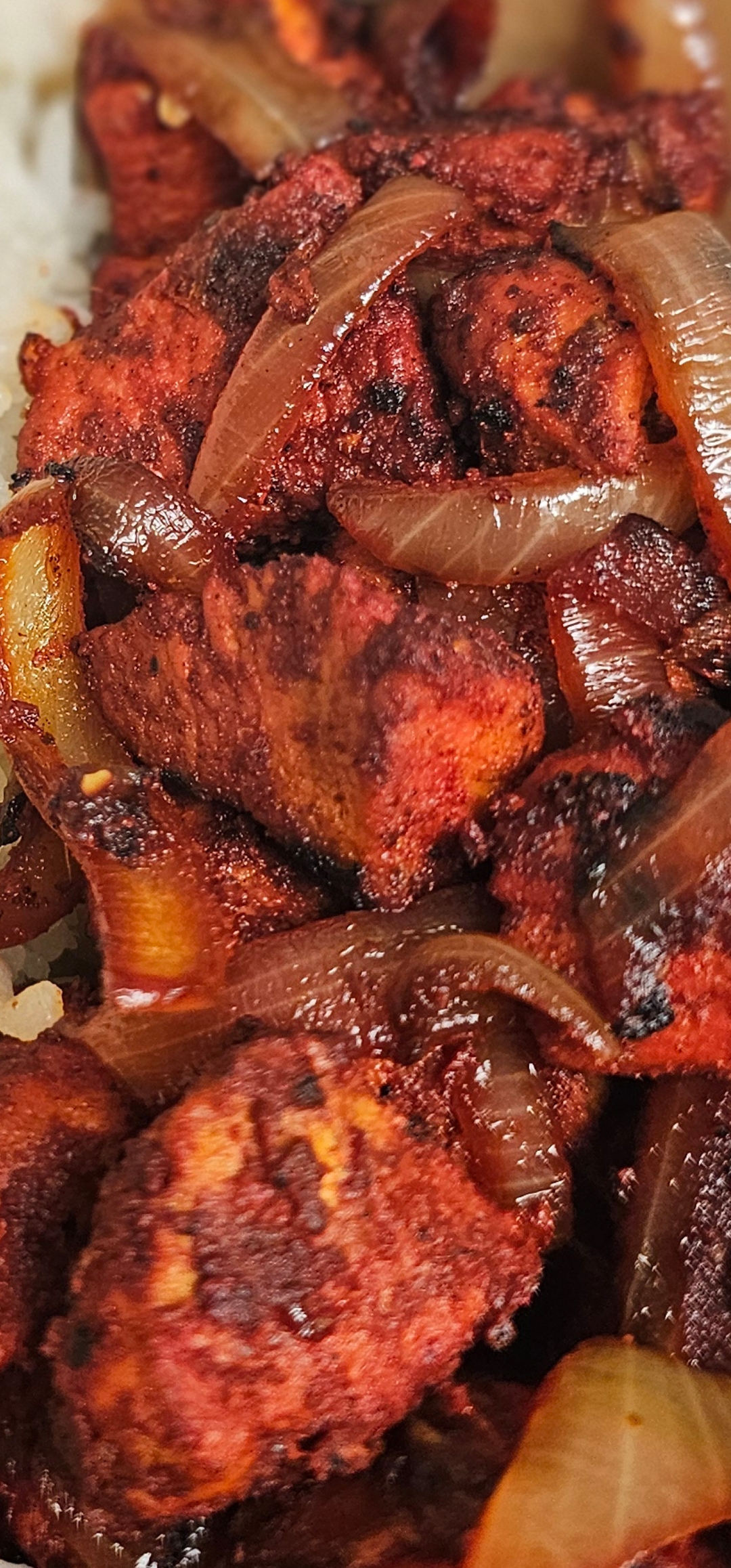 A Close Up of Our Succulent Tasty's Chicken Tikka