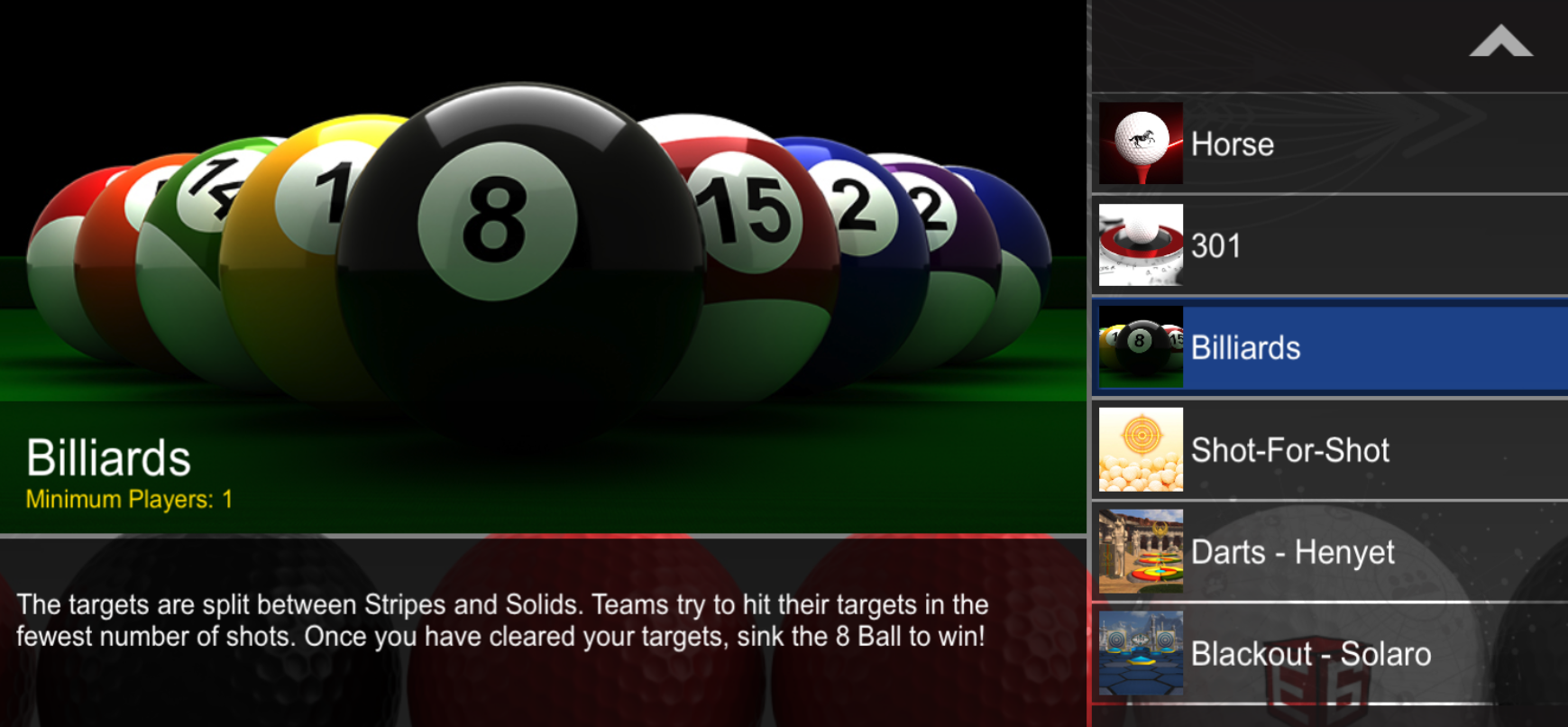 E6 Connect - Billiards