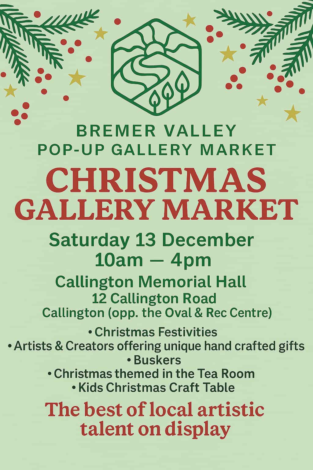 Bremer Valley Gallery Trail and Pop-Up Gallery Market's image