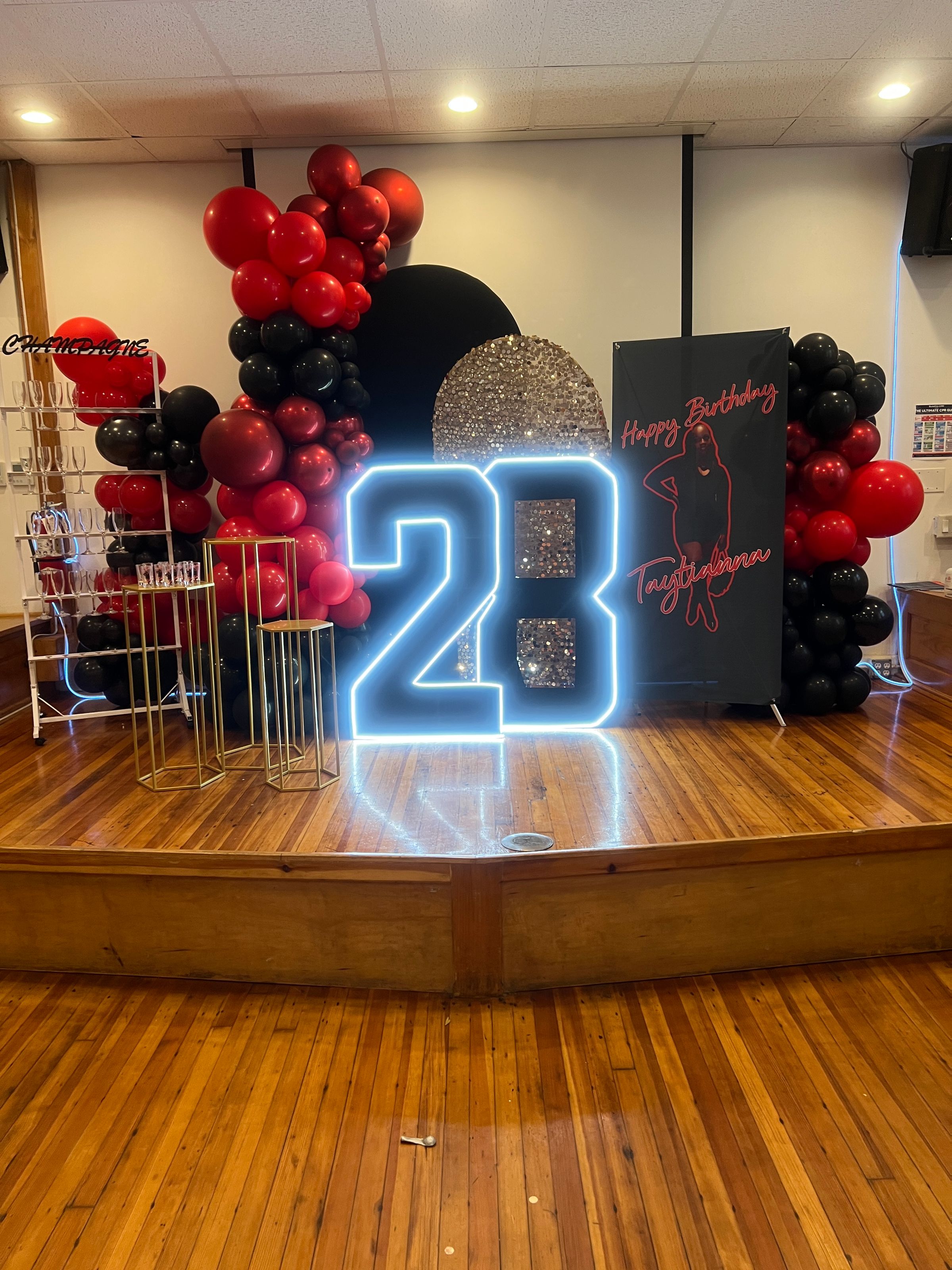 Balloon Decor & Marquee Numbers