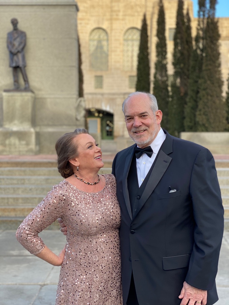 Nebaskalander Award Dinner with my bride!