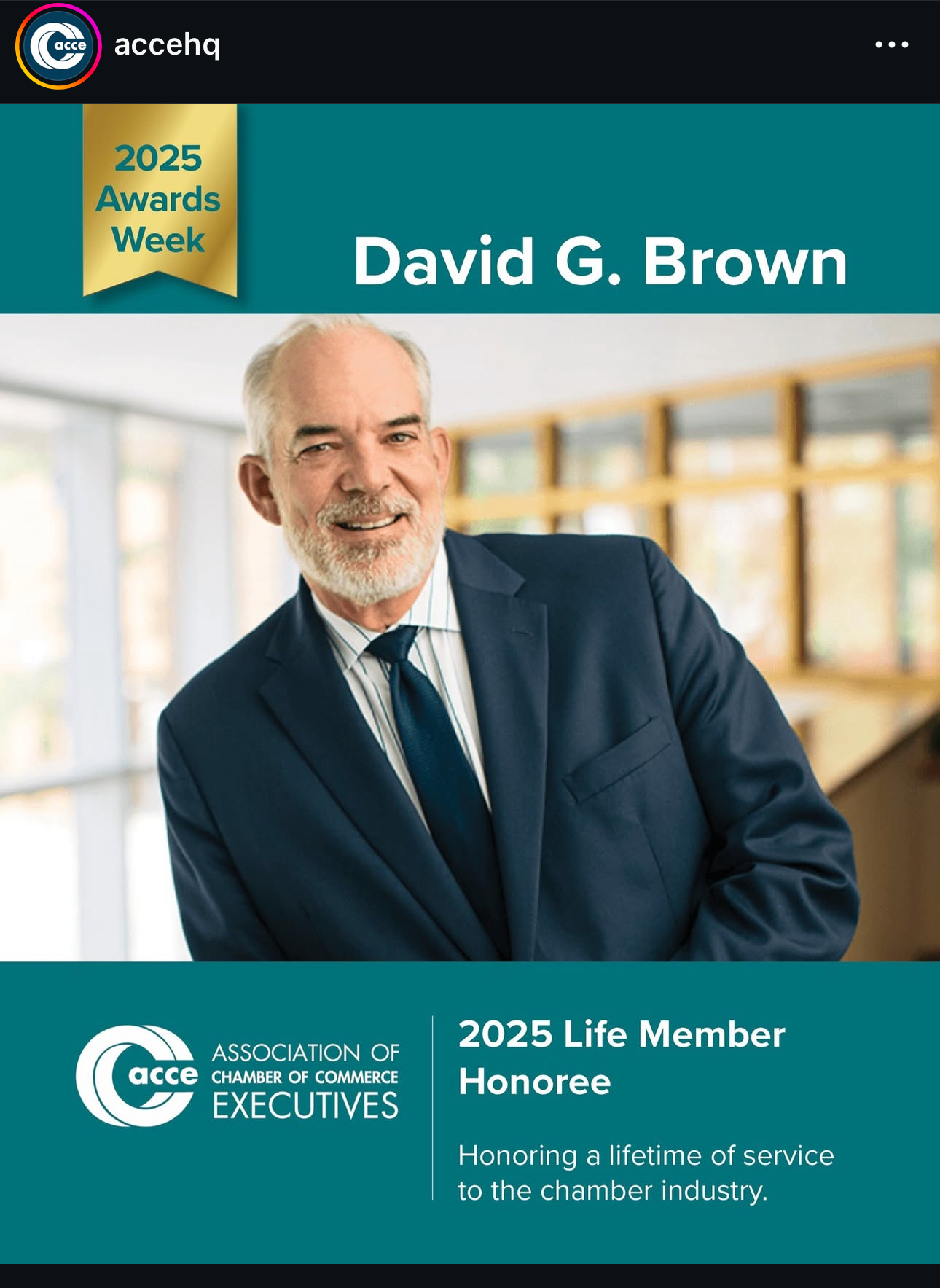 ACCE Life Member Award 2025