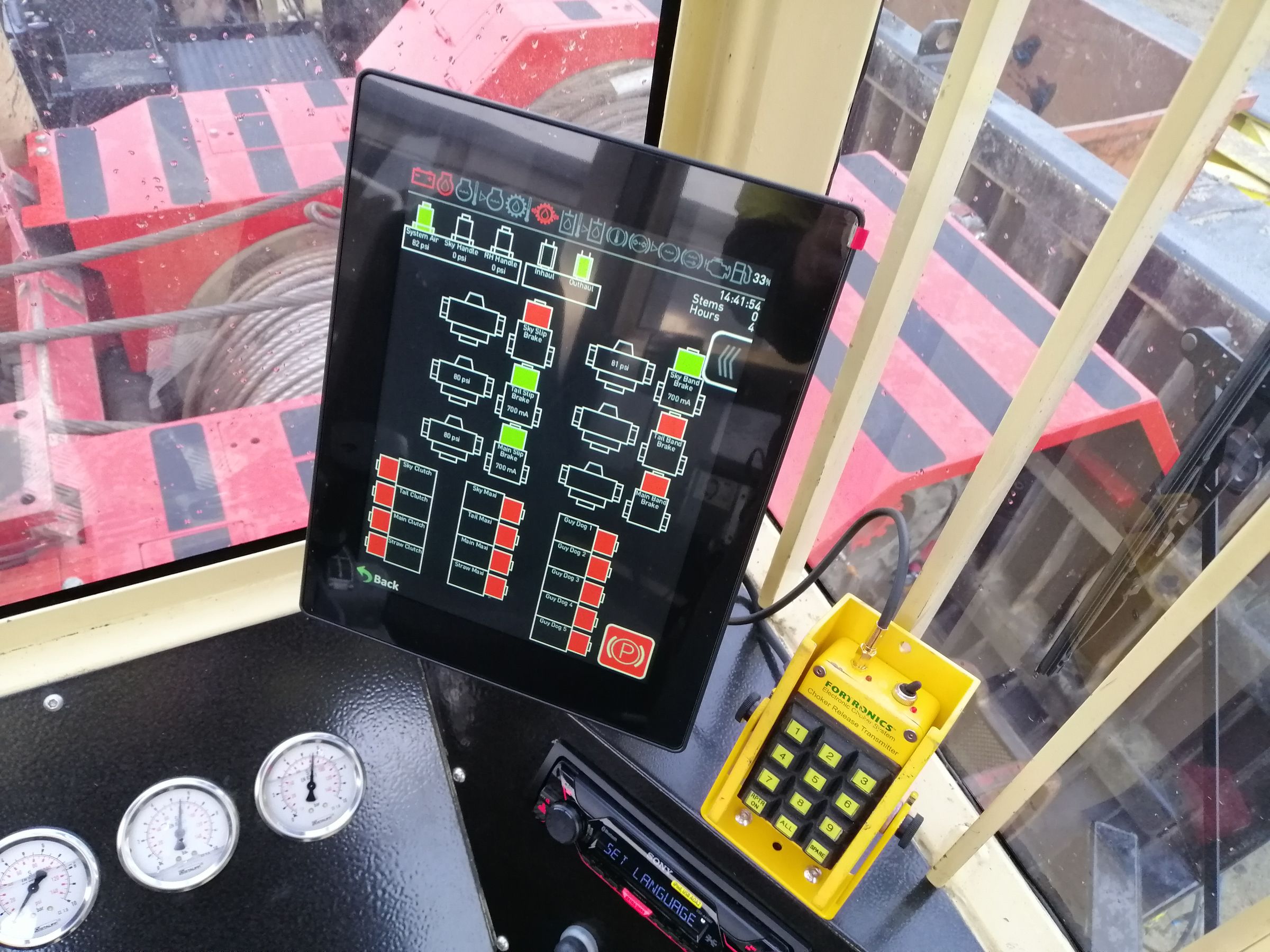 OC-Design iLog Automation Control Swing Yarder Tower Yarding's image