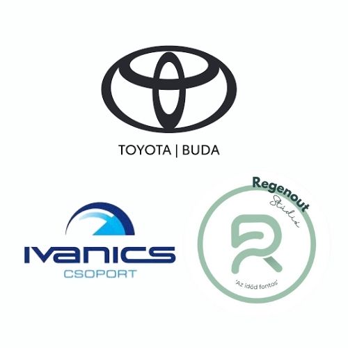 Kiemelt partnerünk a Toyota Buda, az Ivanics csoport és a Regenout Studio Budaörs.