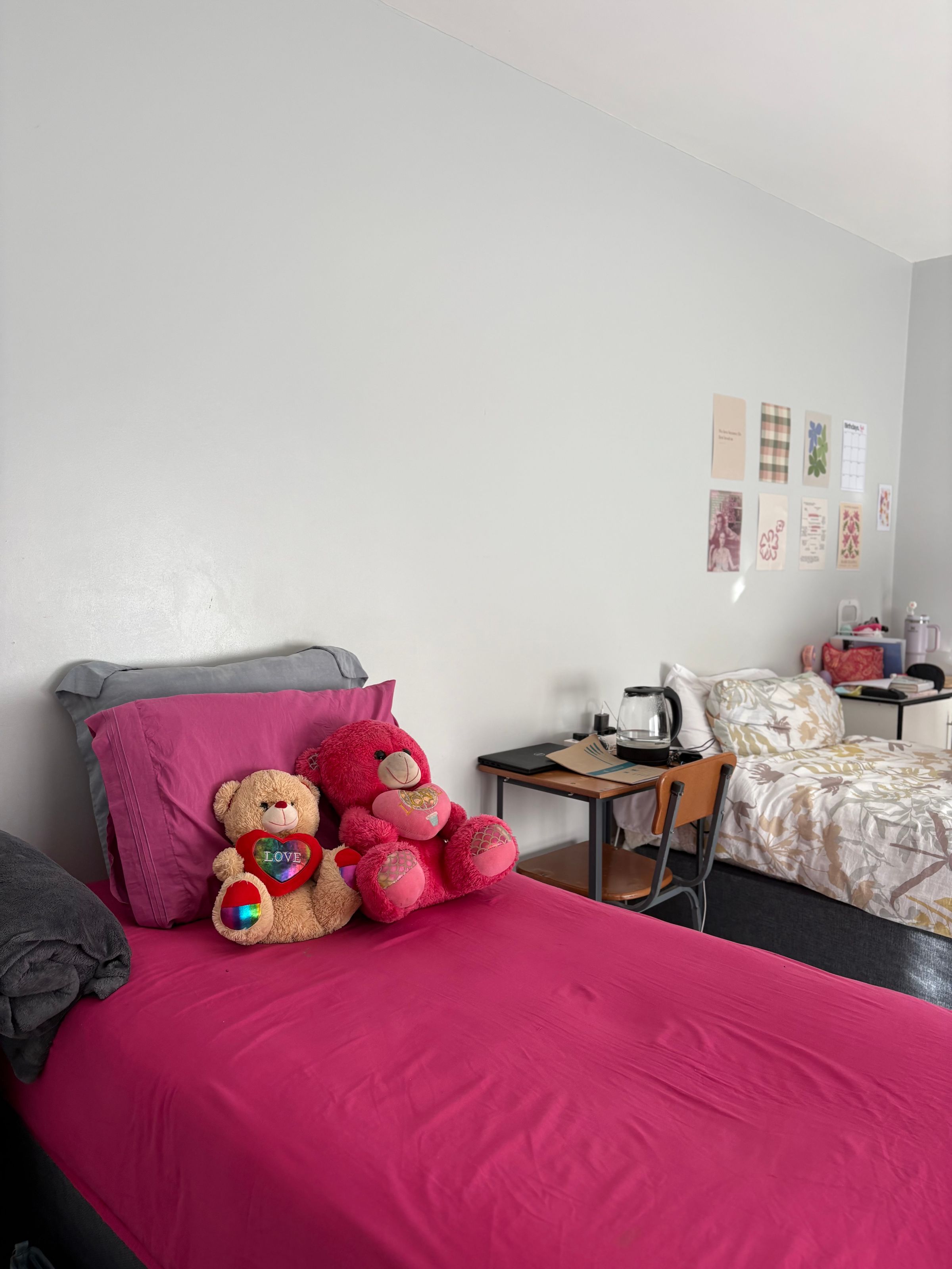 Doube occupancy with ensuite bathroom and toilet.