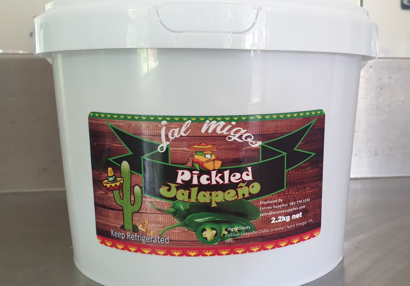 2.2kg Jalapenos (white bucket)