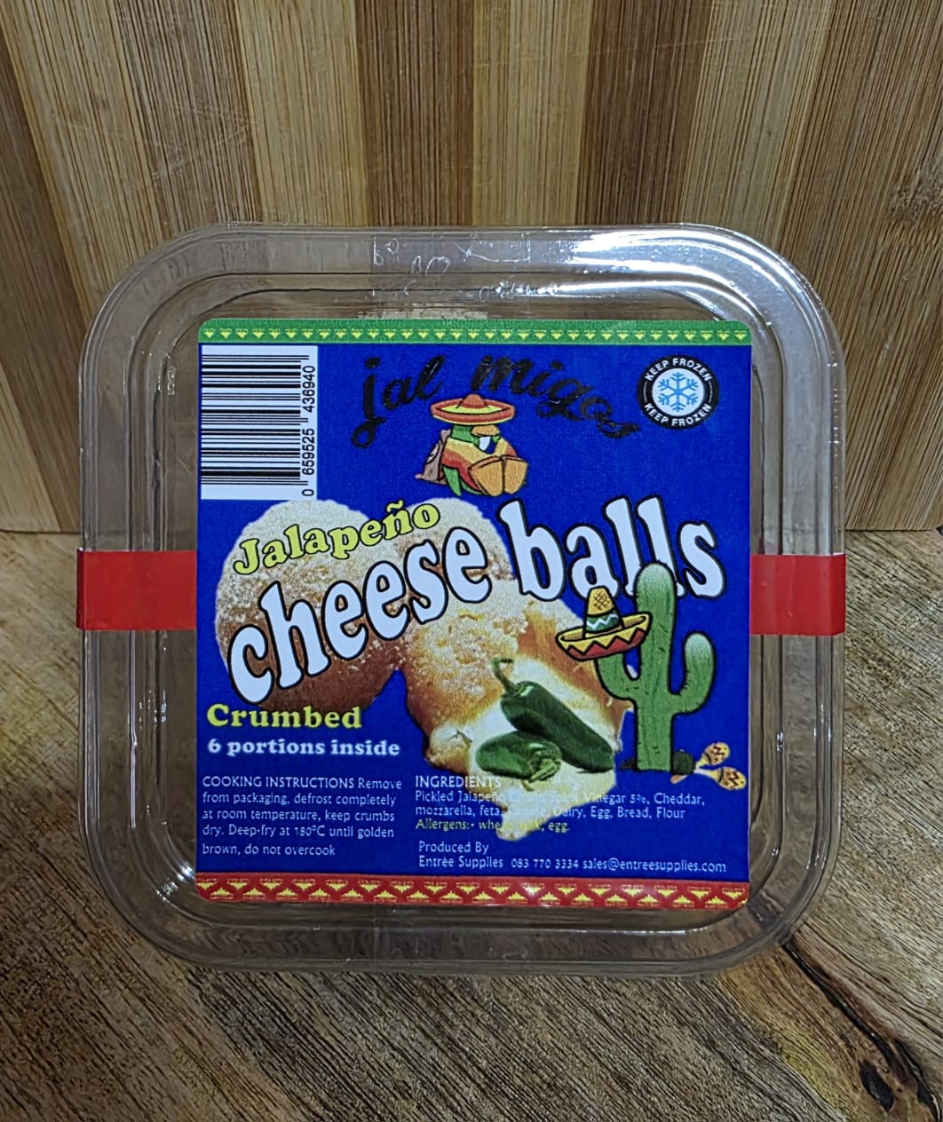 Jalapeno Cheese Balls (6 units, frozen)
