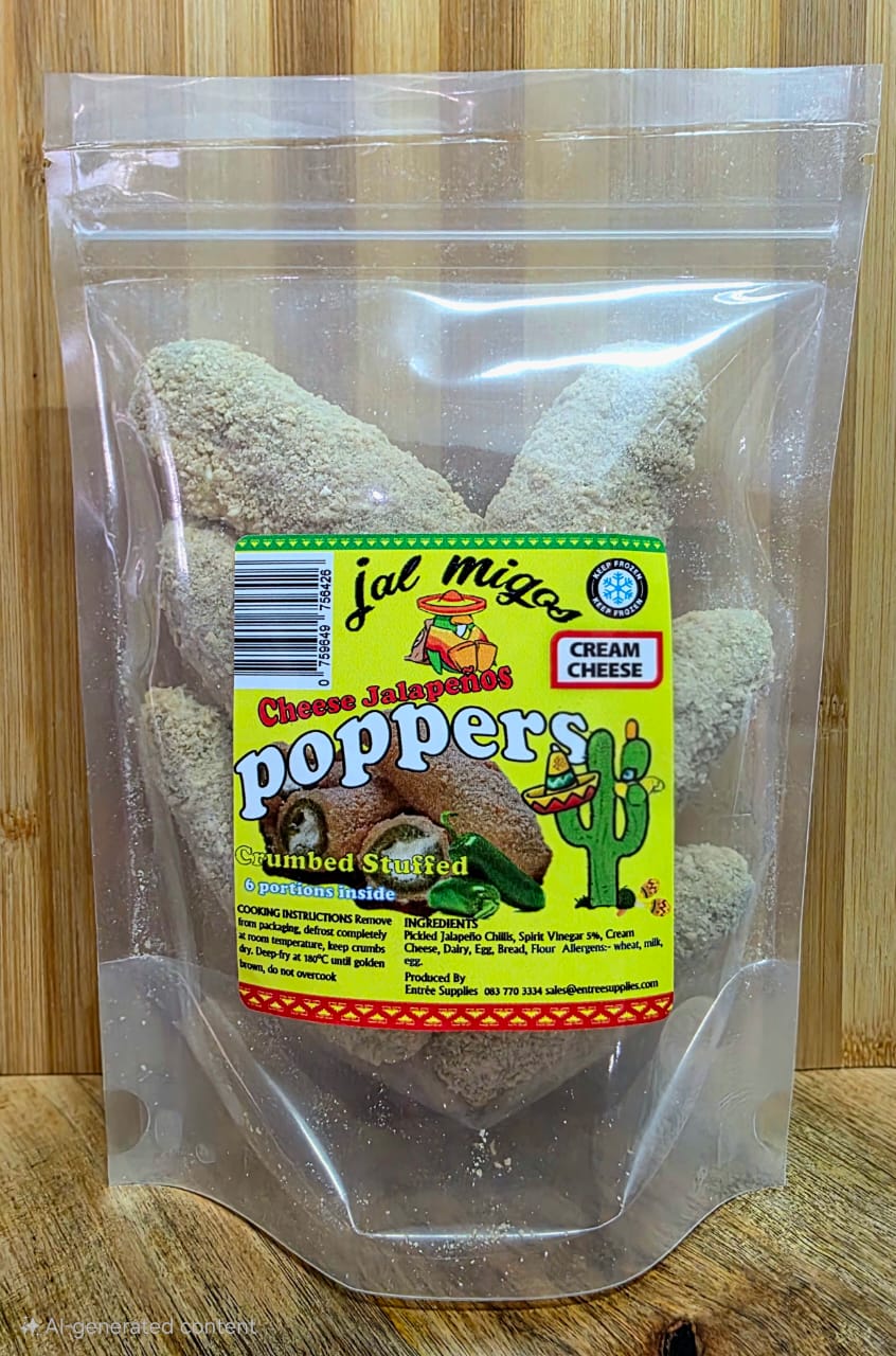 Cream Cheese Poppers (6 units, frozen)