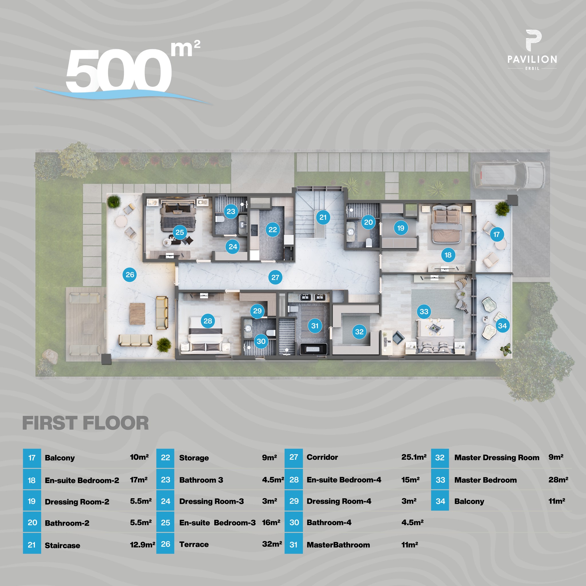 500 m² / First Floor