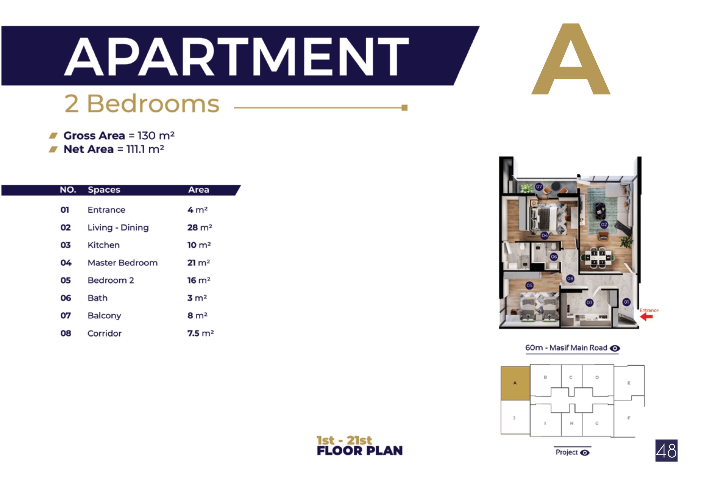 Type A | Towers D / F / G