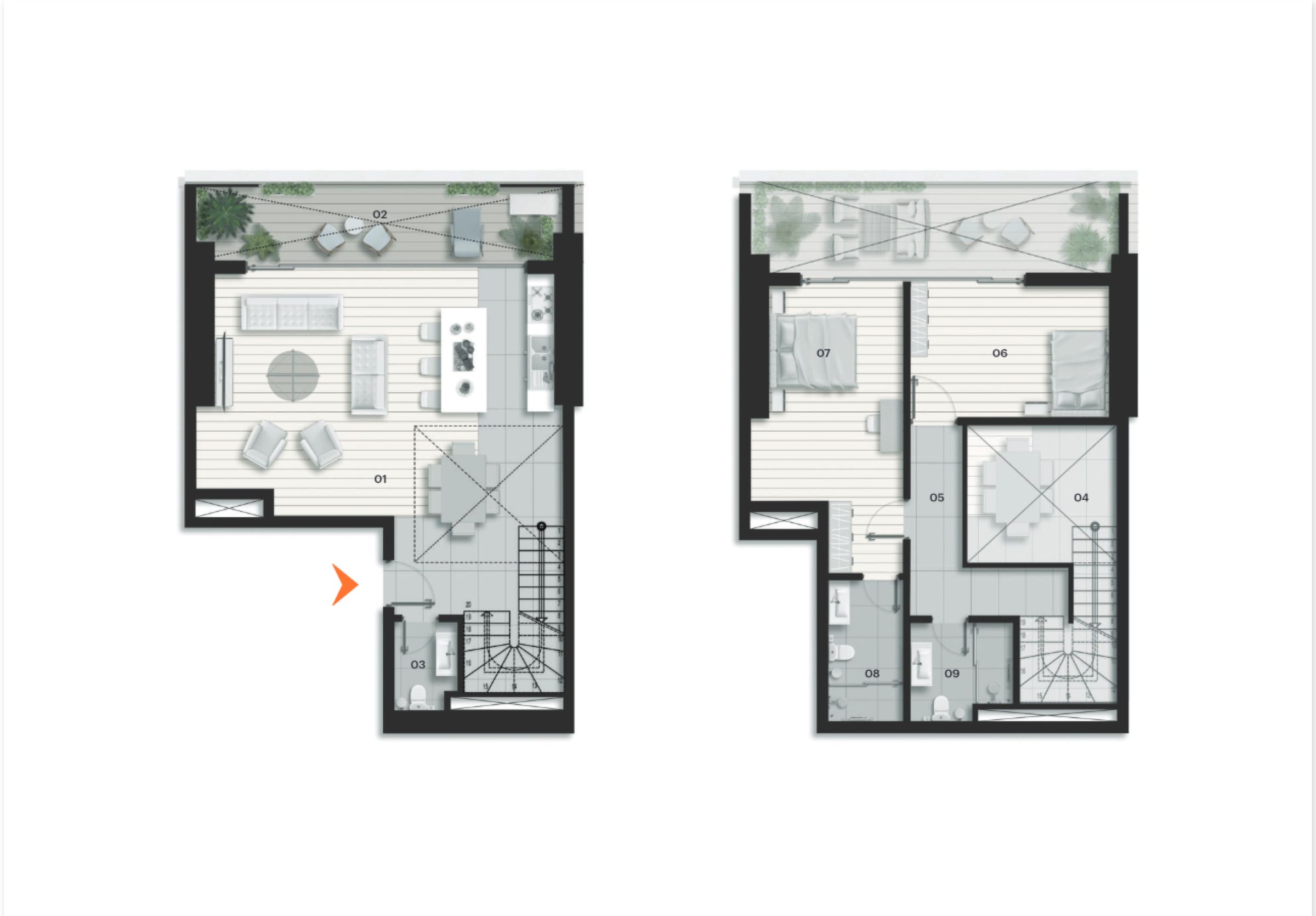 2+1 / Type C Duplex / 194.18 m²
