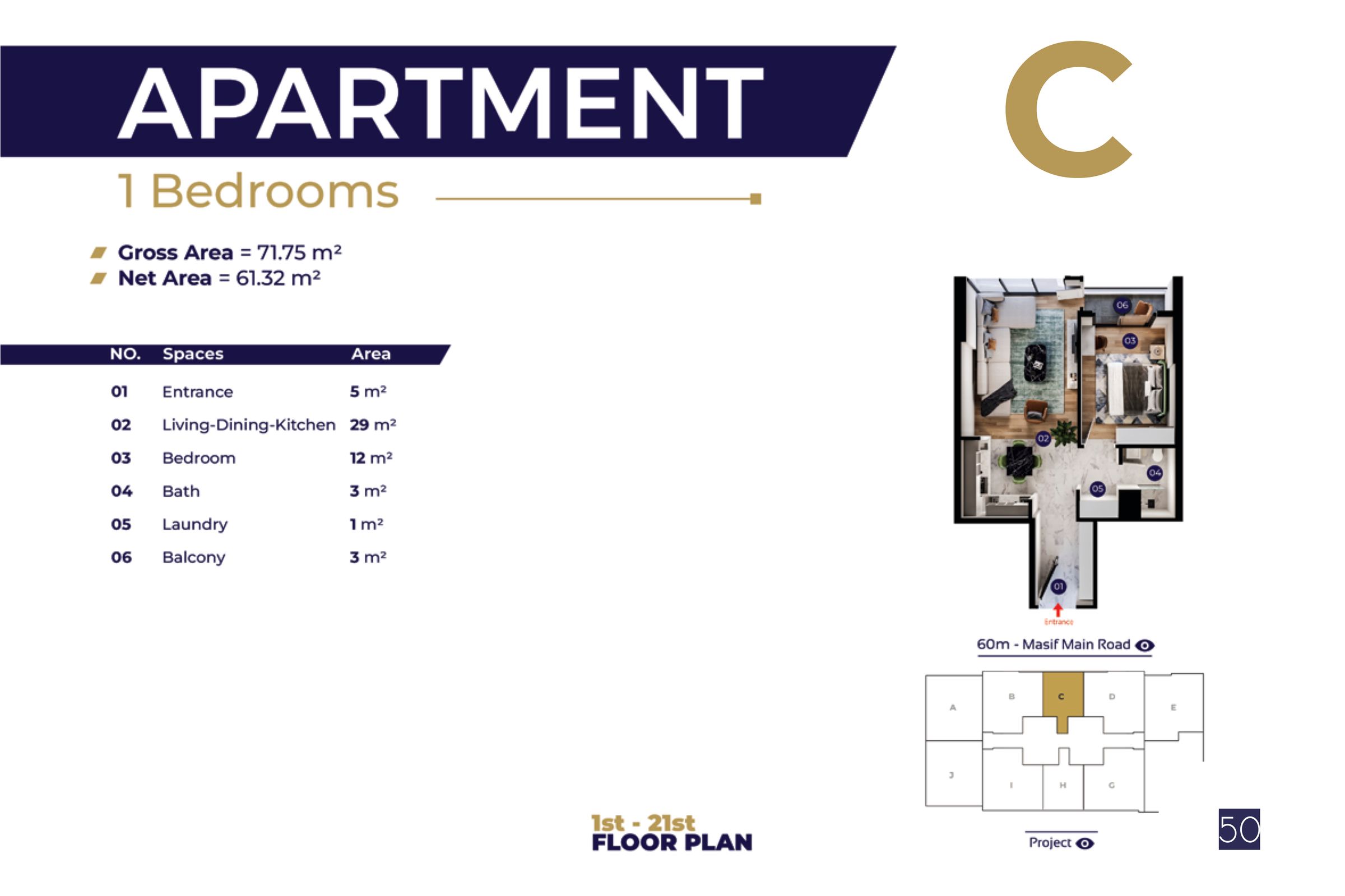 Type C | Towers D / F / G