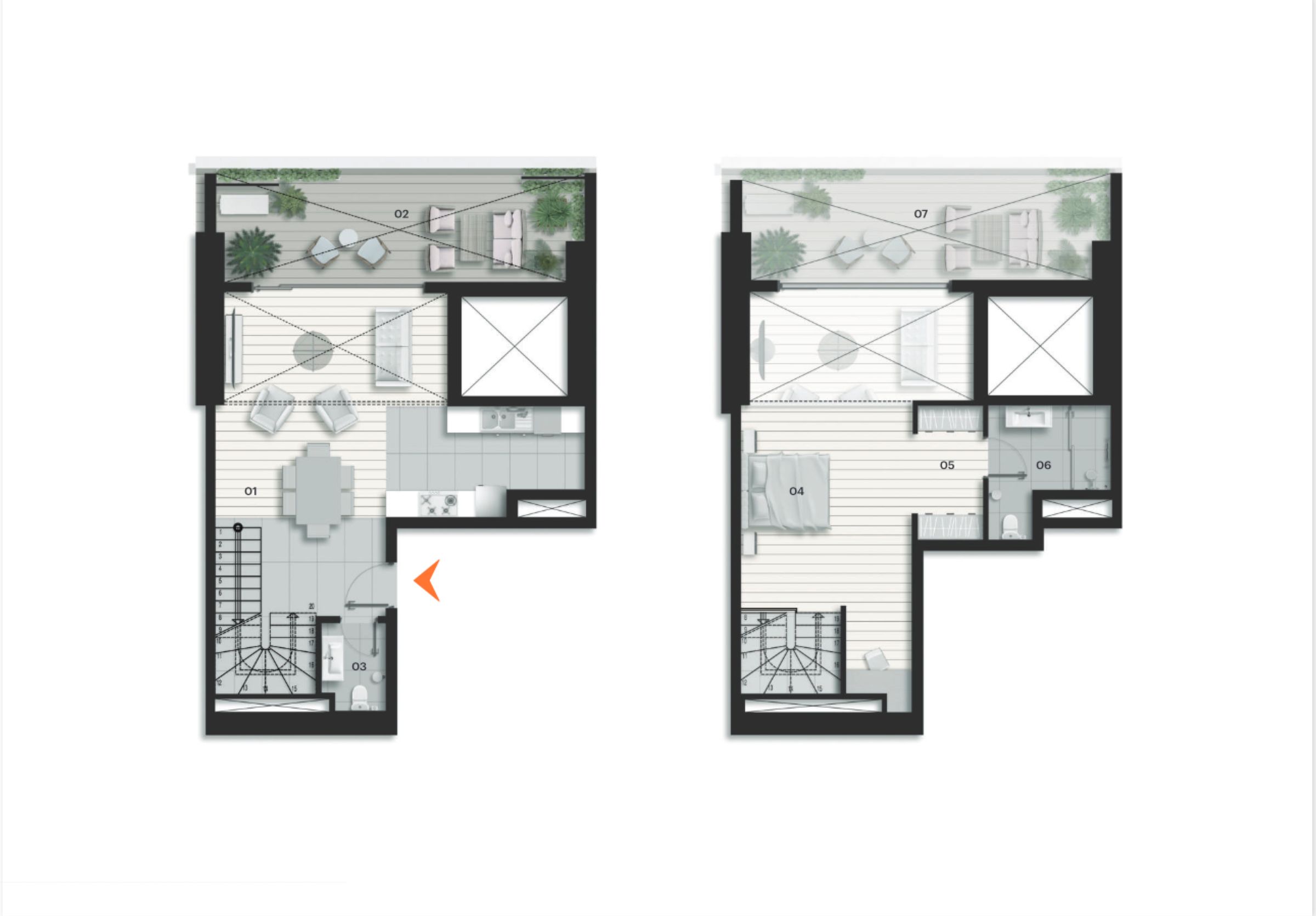 1+1 / Type A Duplex / 158.70 m²