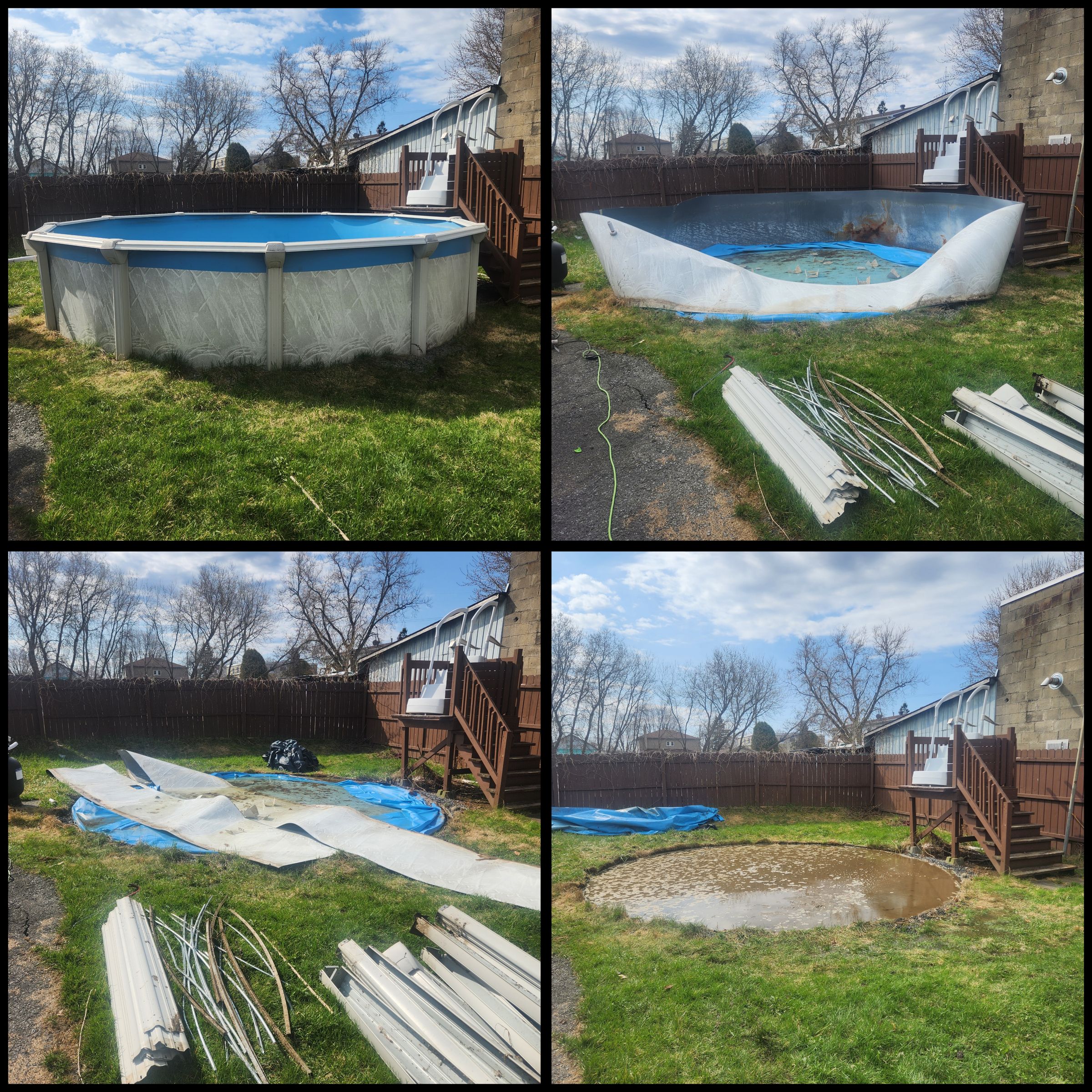 Pool demolition 