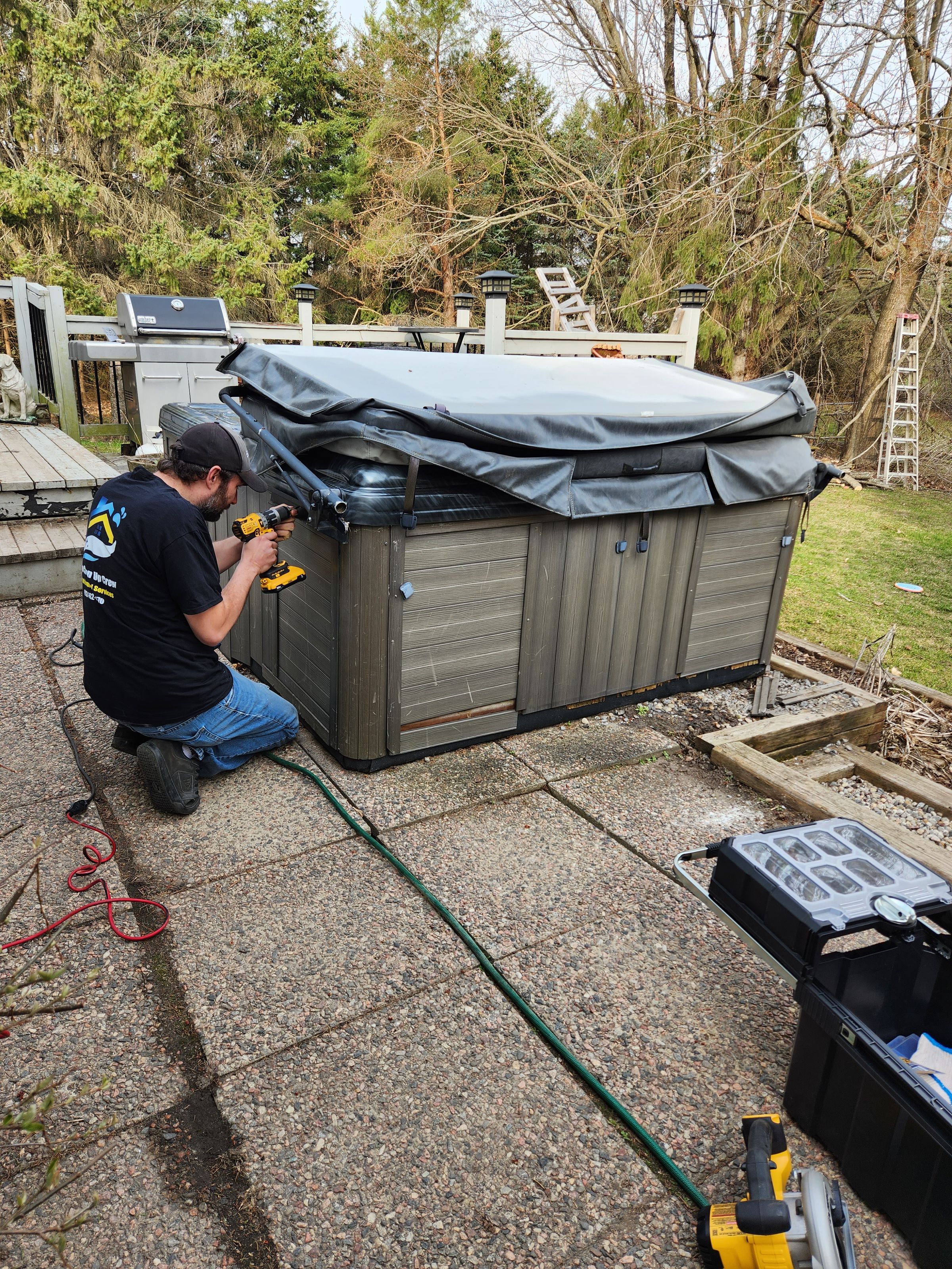 hot tub removal