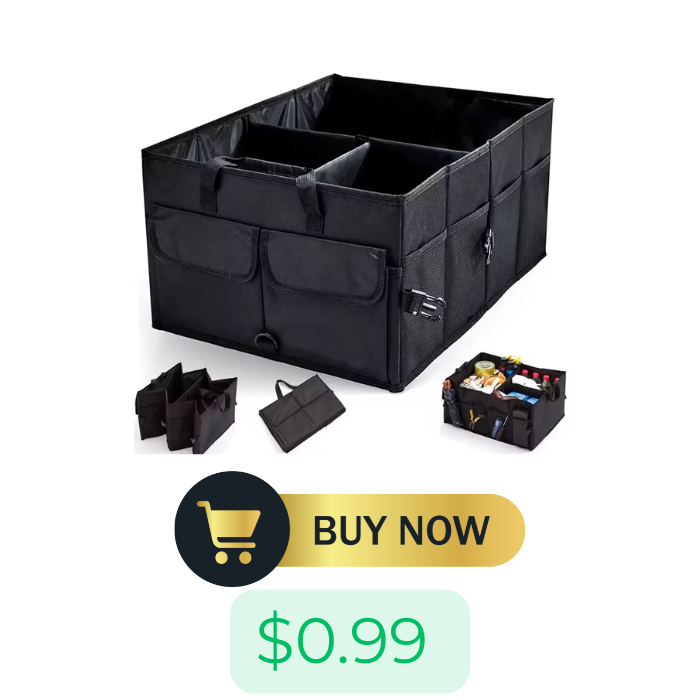 Big Capacity Car Storage Box Car Trunk Organizer Eco-Friendly Super Durable Collapsible Cargo Storage Tool Auto Trucks Trunk Box