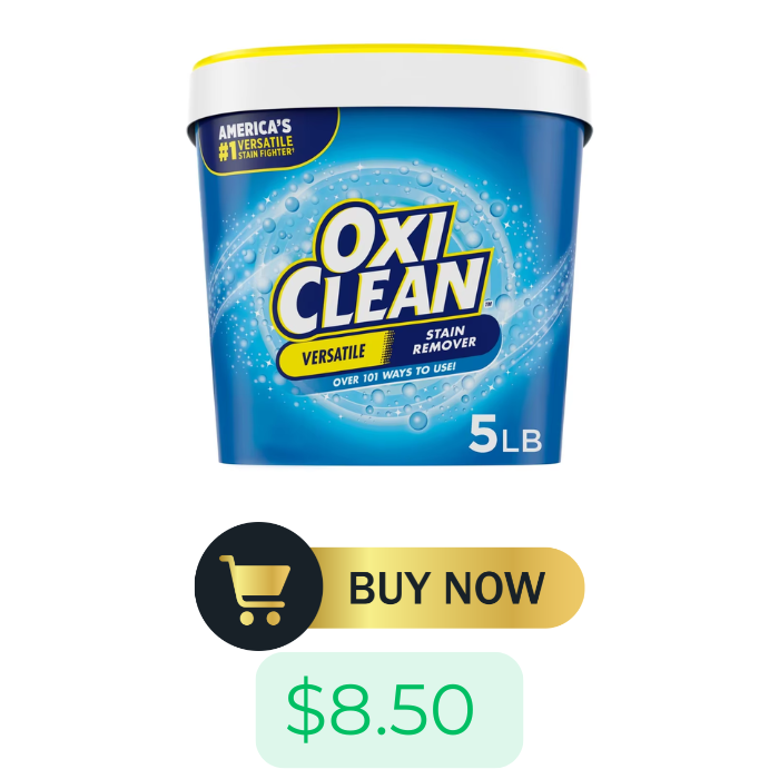OXICLEAN Versatile Stain Remover Powder 5 lb Oxygen-Powered Laundry Cleaner