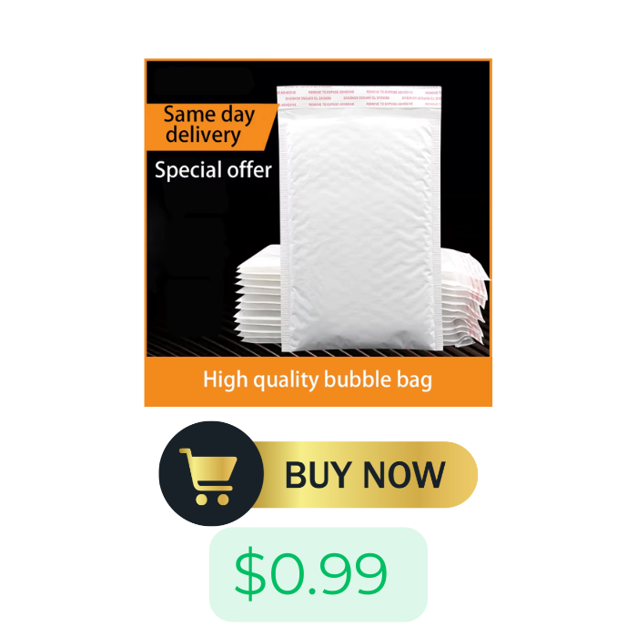 100 Pcs White Bubble Envelopes With Bubble Buffering And AntiCollision SelfAdhesive Sealing Strips...