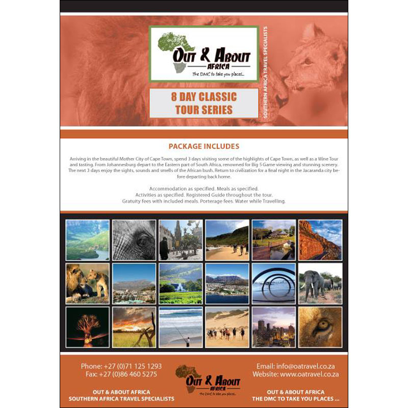 Out & About Africa Promotional Material