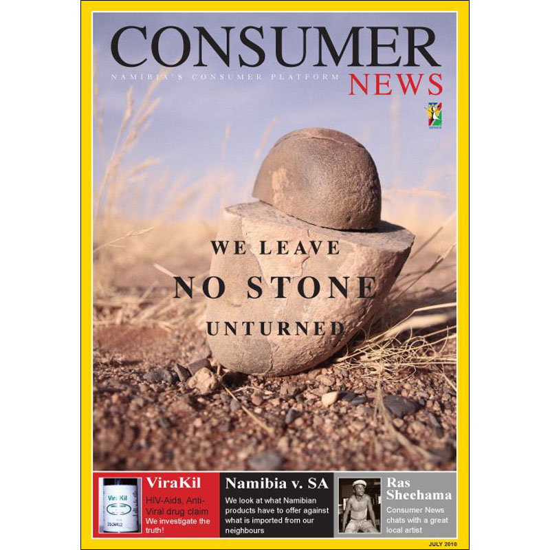 Consumer News Monthly layout & design