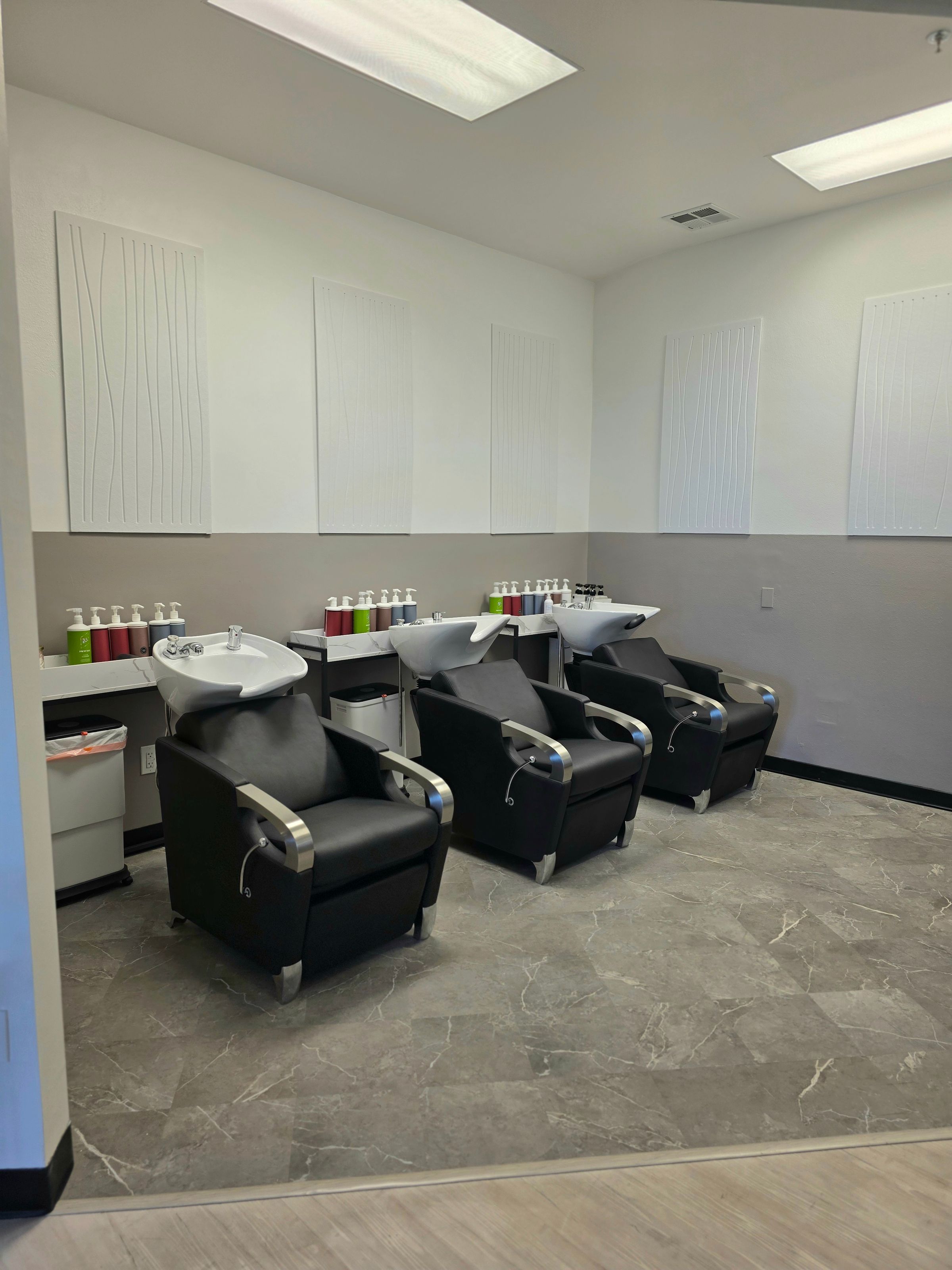 Minimalist Shampoo Area