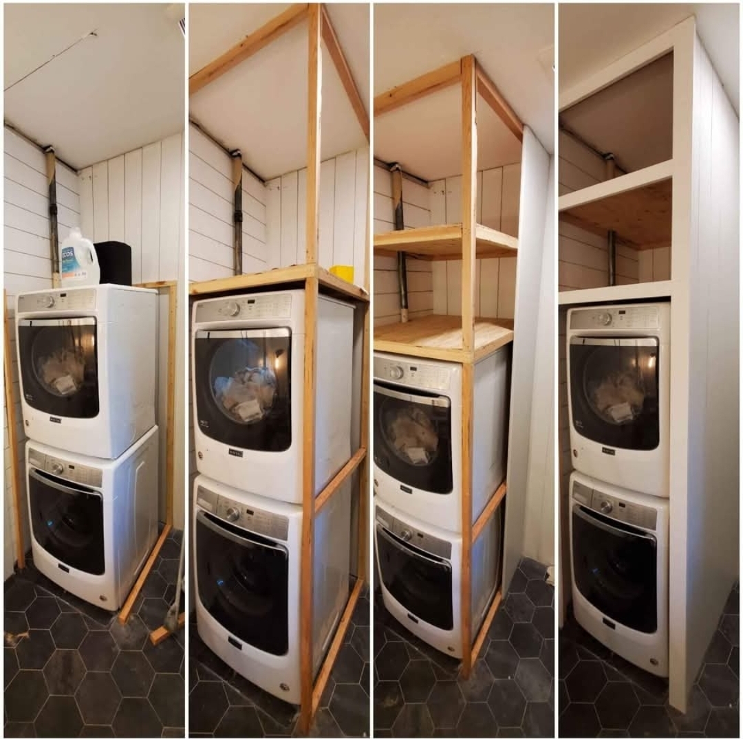 VSH Designs Custom Stacked Laundry