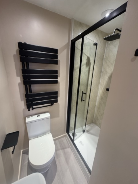Modern bathroom renovation Addlestone after