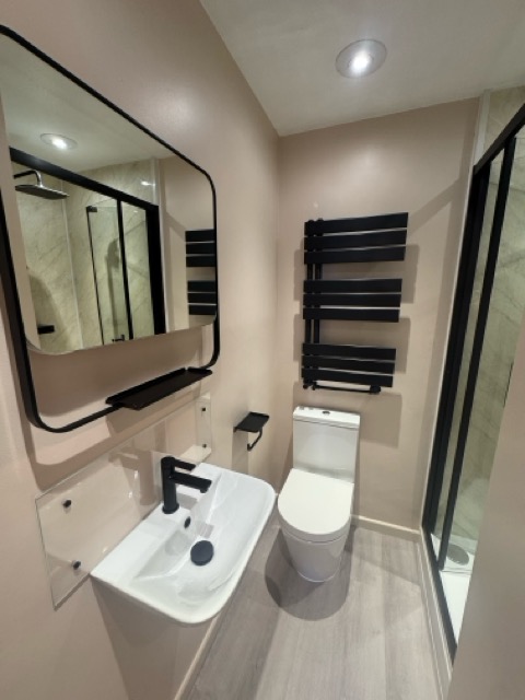 Modern bathroom renovation Addlestone after 1